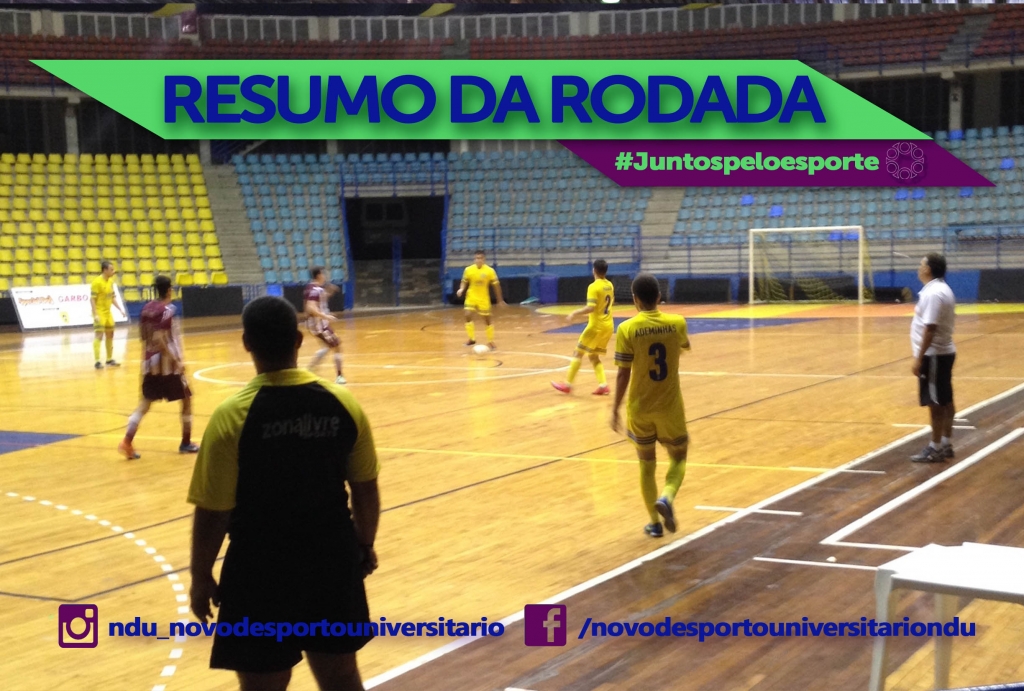 7ª rodada do NDU com confrontos interessantes no futsal masculino 